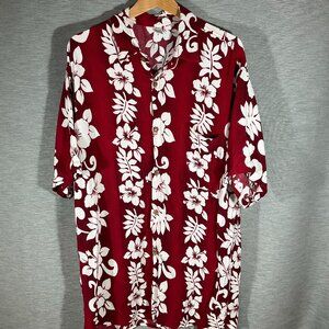 Men's Vintage Rayon Hawaiian Shirt, Size XXXL